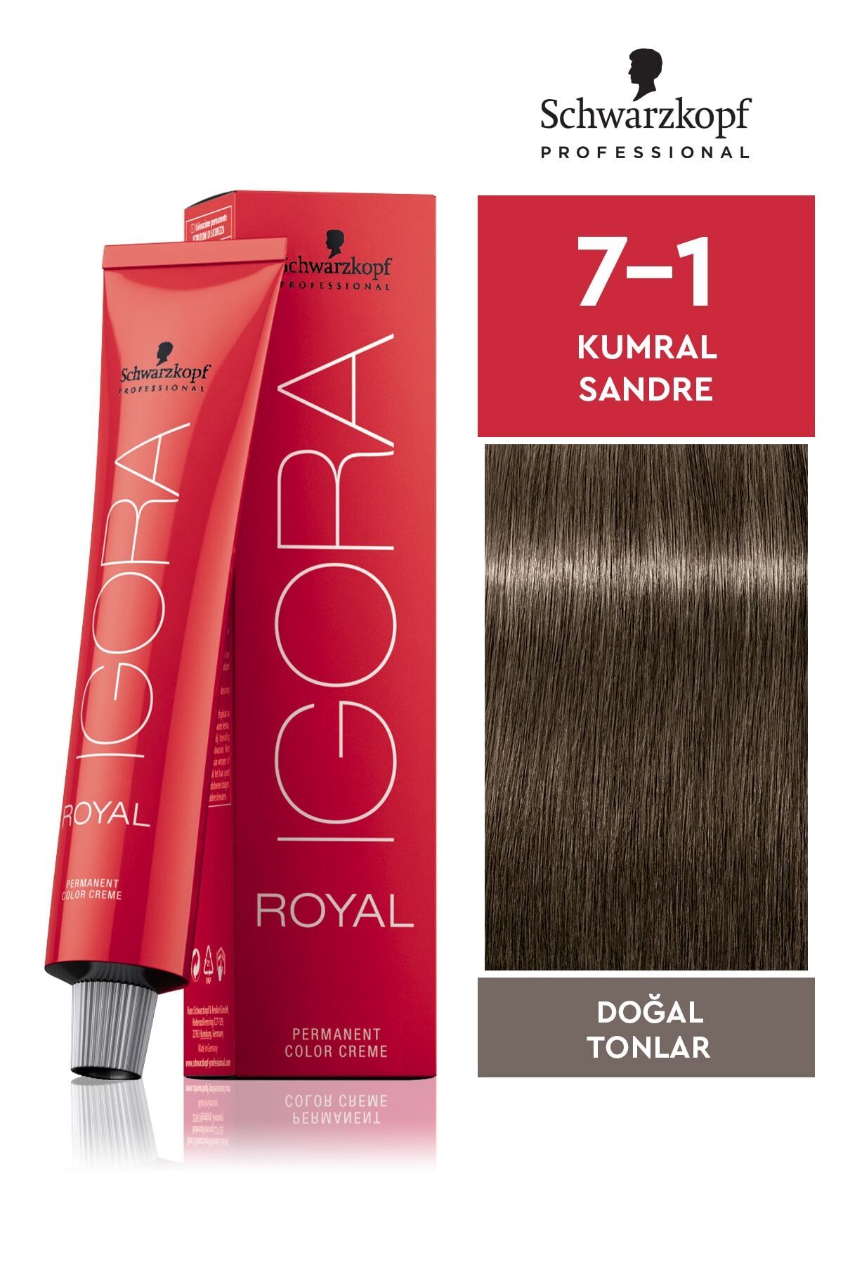 SCHWARZKOPF PROFESSIONAL IGORA ROYAL SAÇ BOYASI 60 gr 7-1