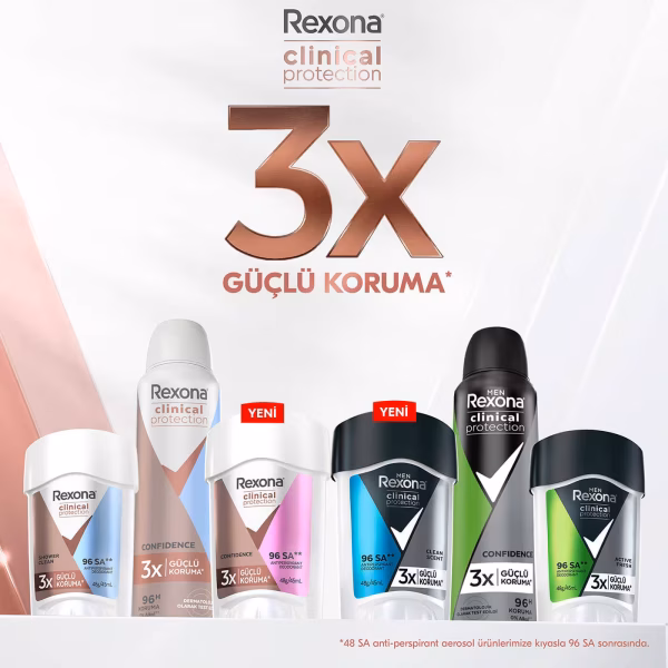Rexona Clinical Protection Kadın Stick Deodorant Confidence 45 ml