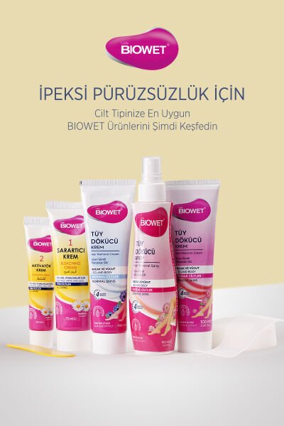 Biowet Tüm Ciltler İçin Tüy Sarartıcı Krem 70 ml + 35 ml