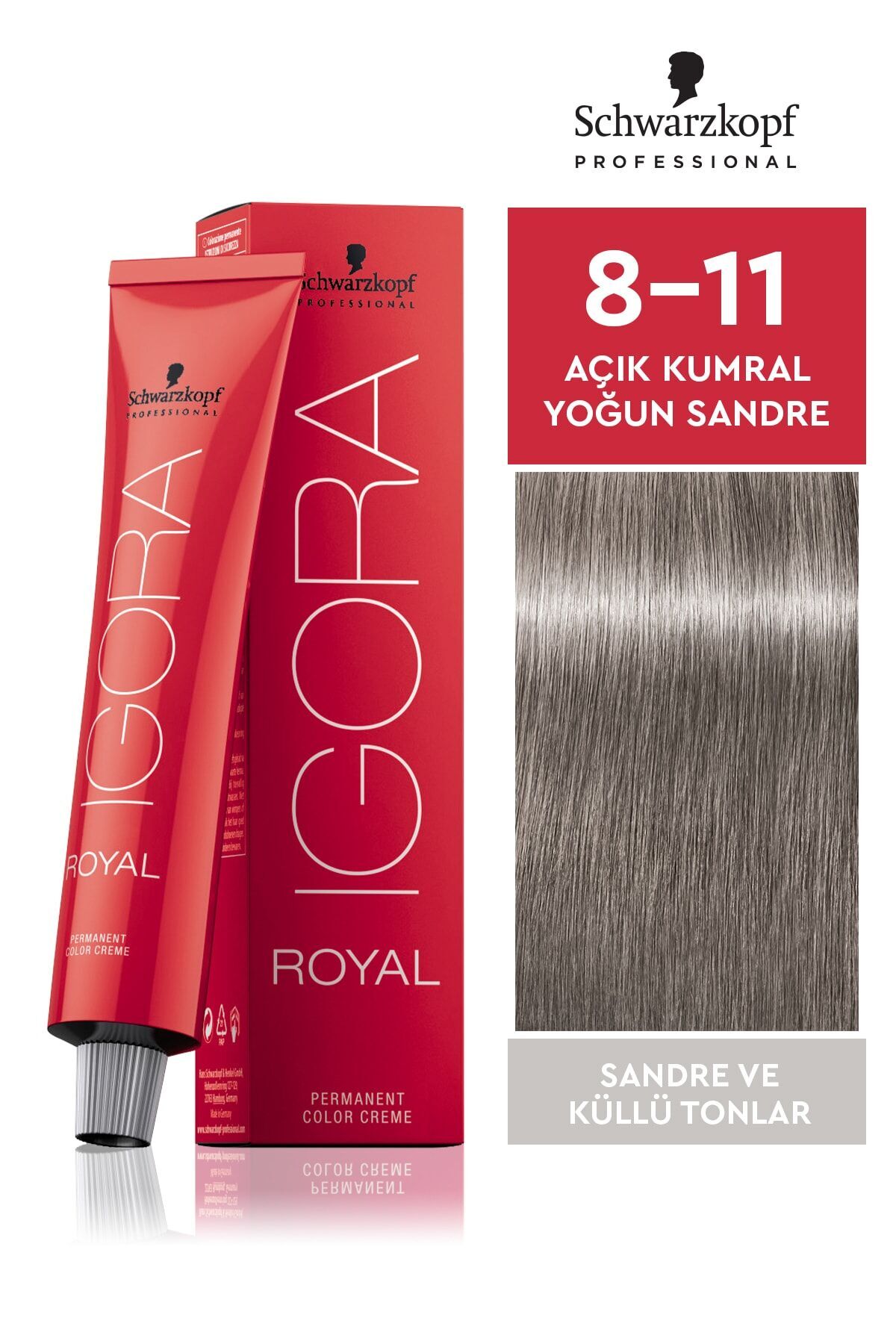 SCHWARZKOPF PROFESSIONAL IGORA ROYAL SAÇ BOYASI 60 gr 8-11