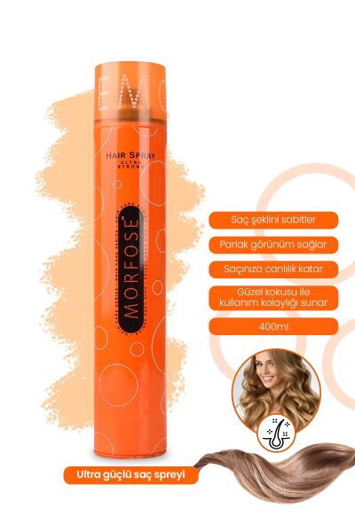 Morfose Ultra Strong Saç Spreyi 400 ml