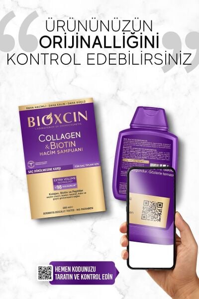 Bioxcin Collagen Ve Biotin Hacim Şampuanı 300 ml 2 li