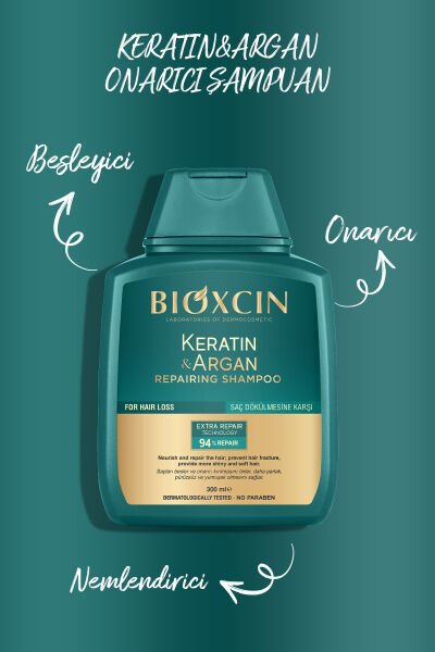 Bioxcin Keratin & Argan Şampuan 300 ml 3 al 2 öde
