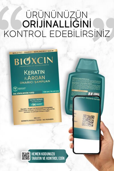 Bioxcin Keratin & Argan Şampuan 300 ml 3 al 2 öde
