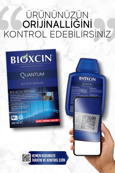 Bioxcin Şampuan 300 ml 3 al 2 öde Quantum Kuru/Normal Saçlar İçin