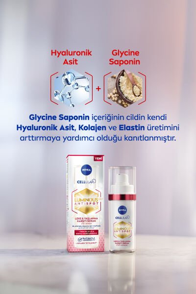Nivea Cellular Luminous630 2 si 1 arada Leke & Yaşlanma Karşıtı Serum 30 ml