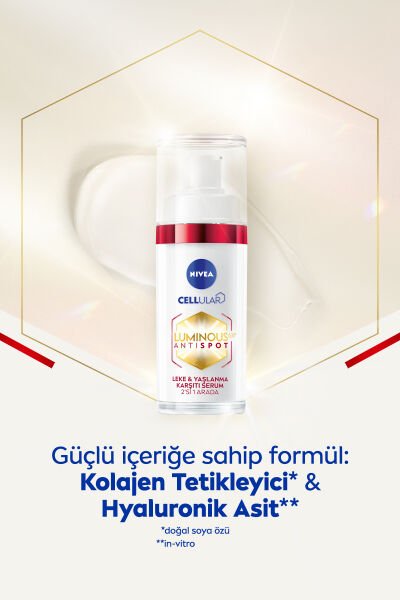 Nivea Cellular Luminous630 2 si 1 arada Leke & Yaşlanma Karşıtı Serum 30 ml