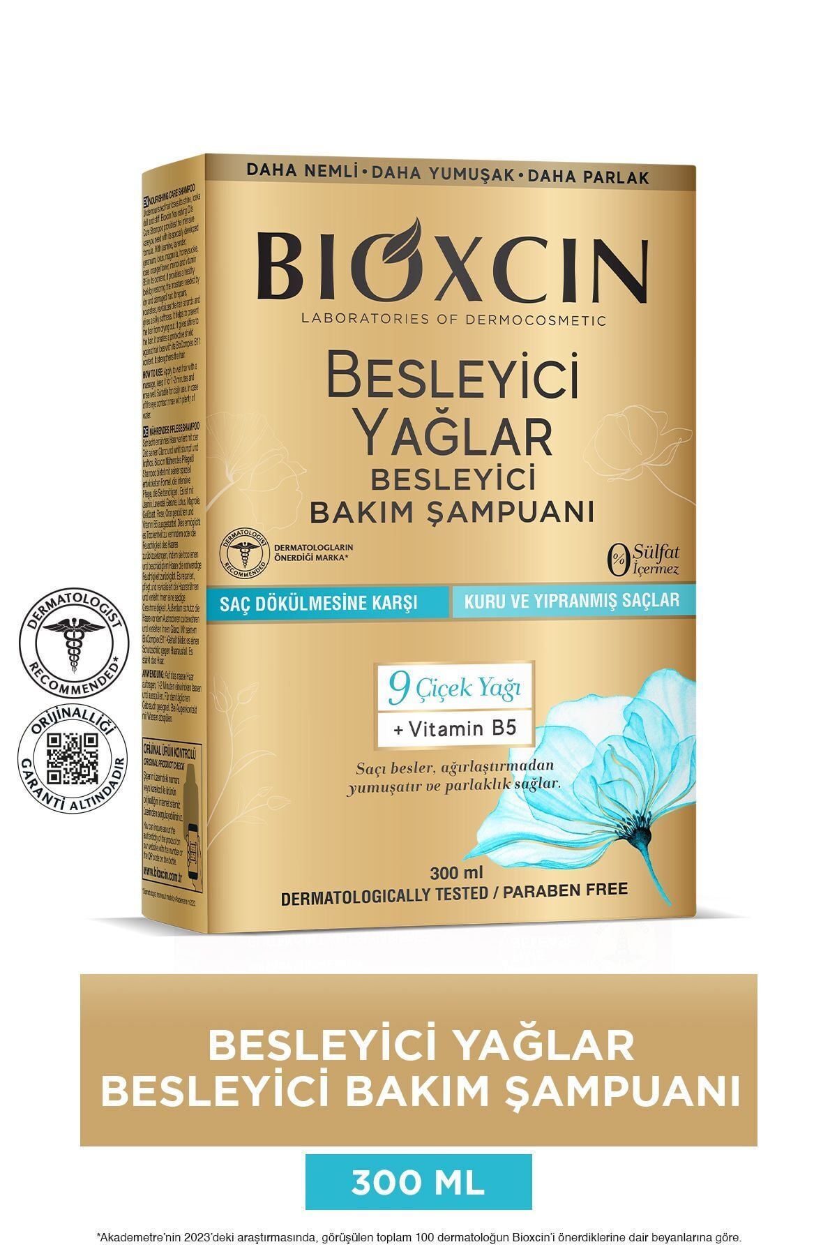 Bioxcin Şampuan 300 ml Besleyici Yağlar
