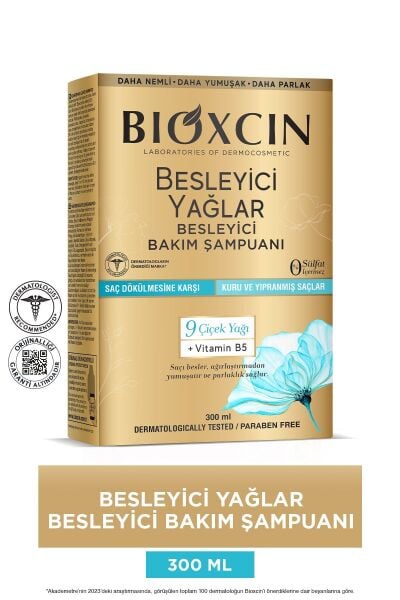 Bioxcin Şampuan 300 ml Besleyici Yağlar