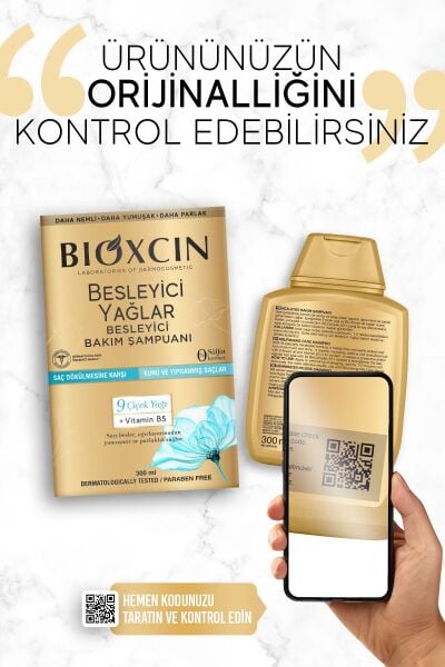 Bioxcin Şampuan 300 ml Besleyici Yağlar