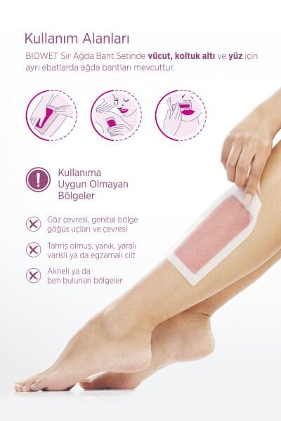 Biowet Sir Ağda Bant Seti Pudralı 41'li