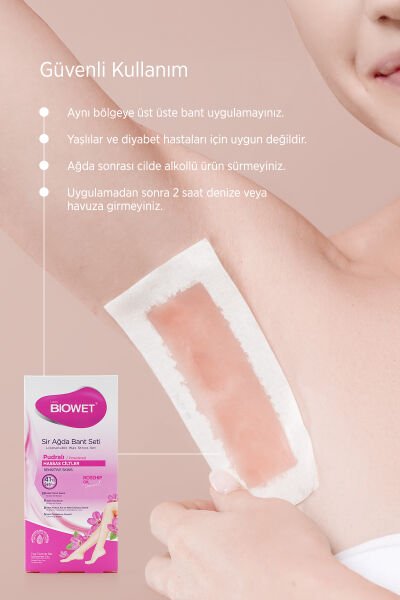 Biowet Sir Ağda Bant Seti Pudralı 41'li