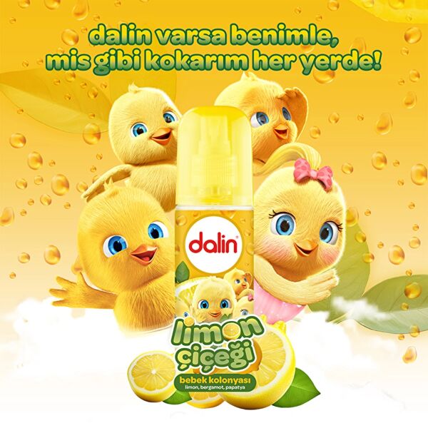 Dalin Limon Çiçeği Bebek Kolonyası 150 ml