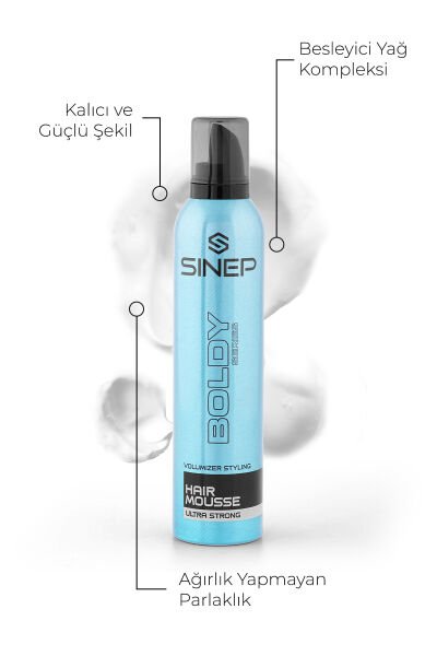 Sinep Ultra Sert Saç Köpüğü 300 ml
