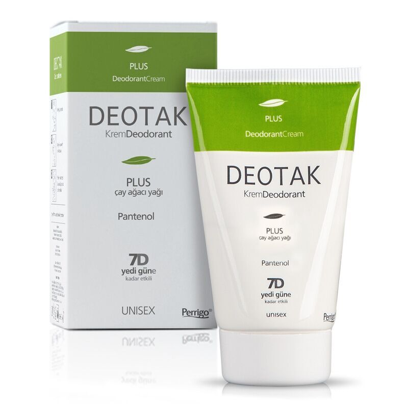 Deotak Krem Deodorant  Plus (Çay Ağacı Yağı ) 35 ml