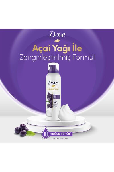 Dove Duş Köpüğü Açai Yağı Yoğun Köpük 200 ml