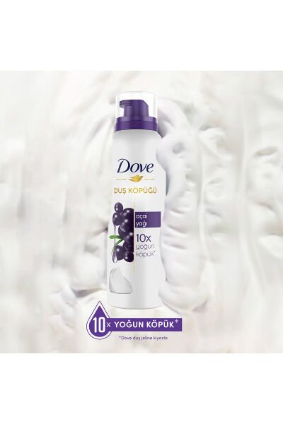 Dove Duş Köpüğü Açai Yağı Yoğun Köpük 200 ml