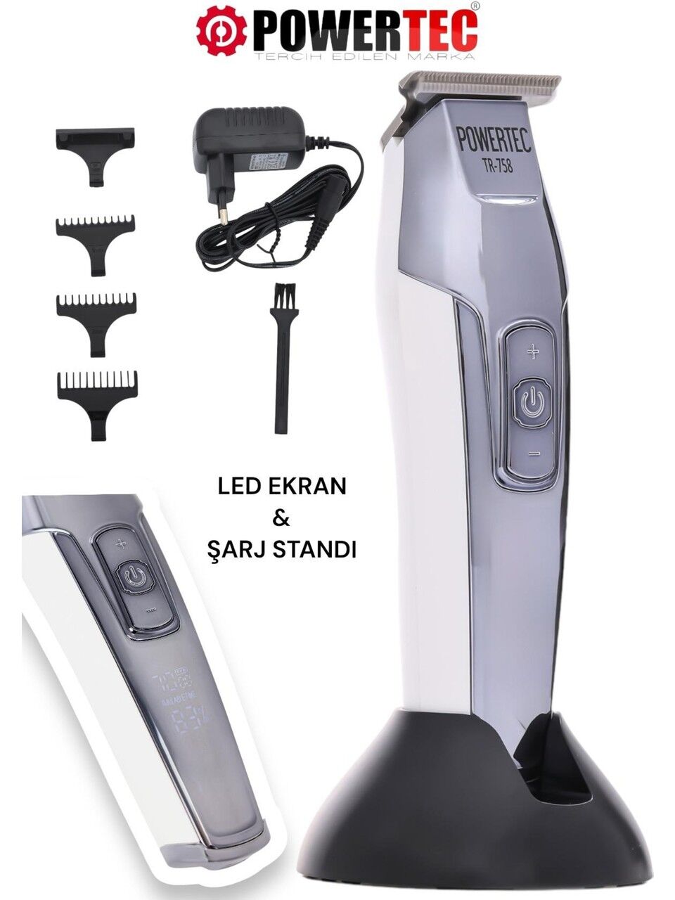 Powertec TR-758 Traş Makinesi