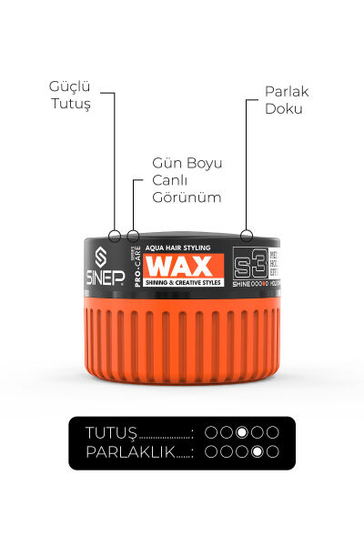 Sinep Wax S3 Orange 150 ml