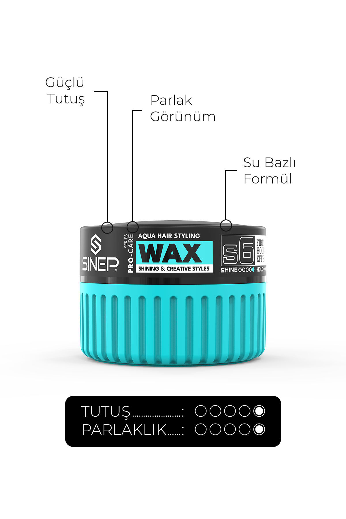 Sinep Wax S6 Boldy Turquoise 150 ml