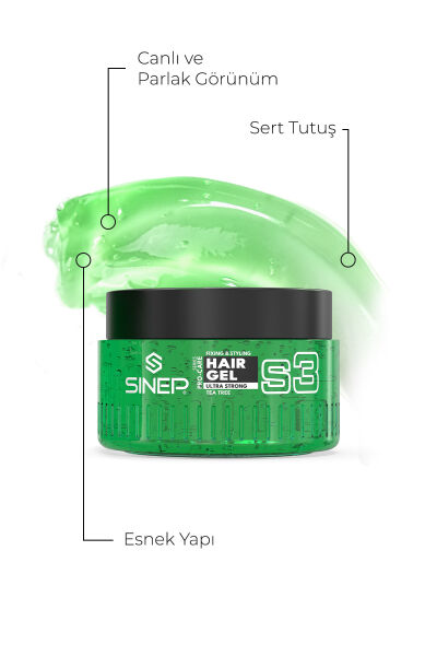 Sinep Ultra Sert Saç Şekillendirici Jöle 300 ml
