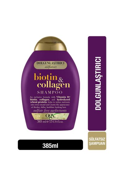 OGX Biotin & Collagen Şampuan 385 ml