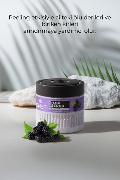 Sinep Aydınlatıcı & Temizleyici Yüz Peelingi Böğürtlen 400 ml