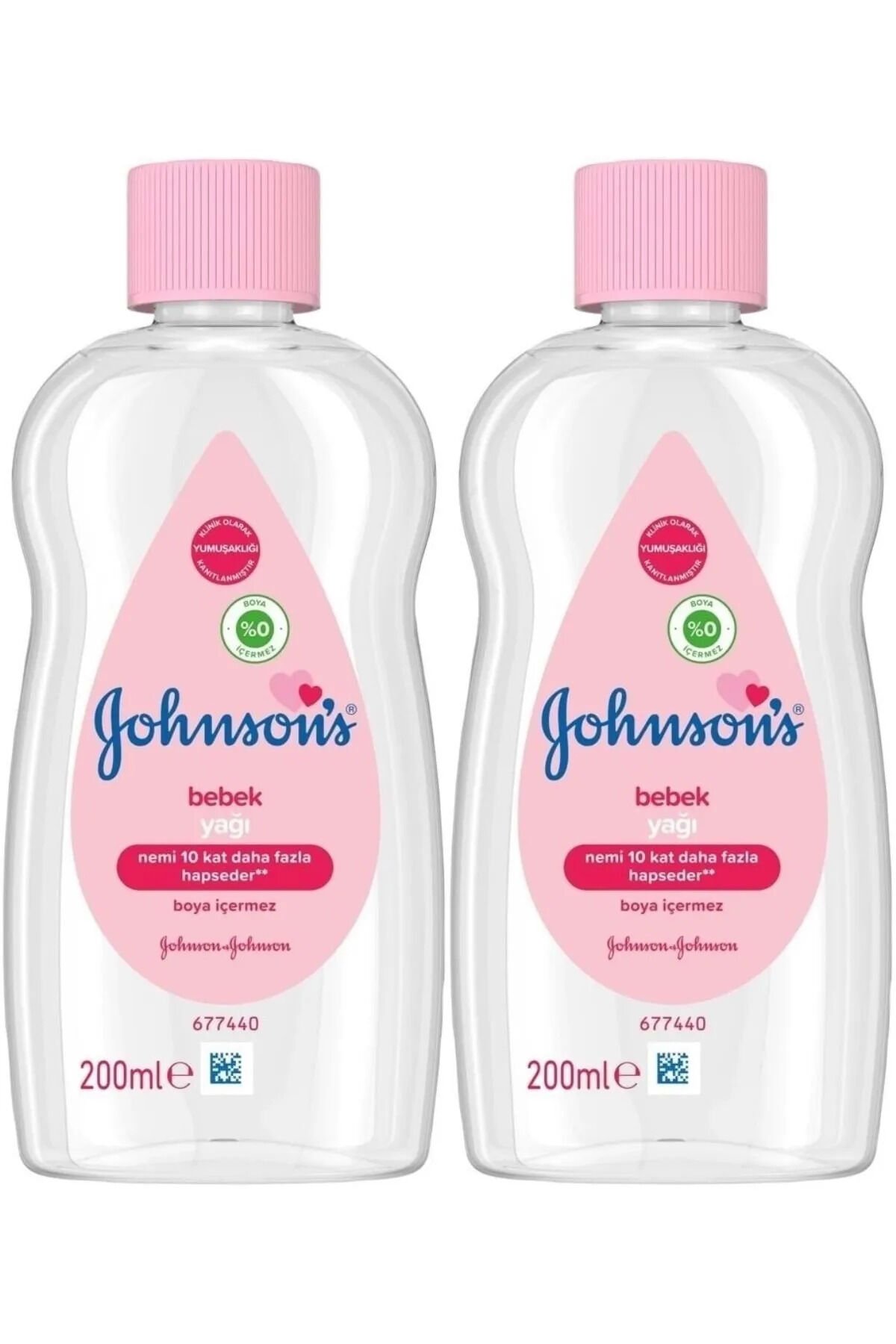 Johnson's Bebek Yağı Avantajlı Paket 200mlx2