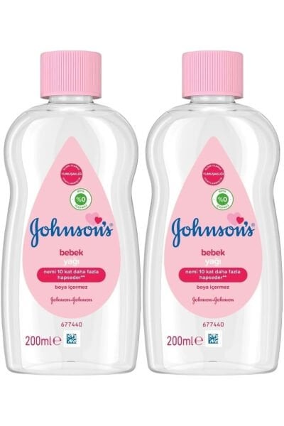 Johnson's Bebek Yağı Avantajlı Paket 200mlx2