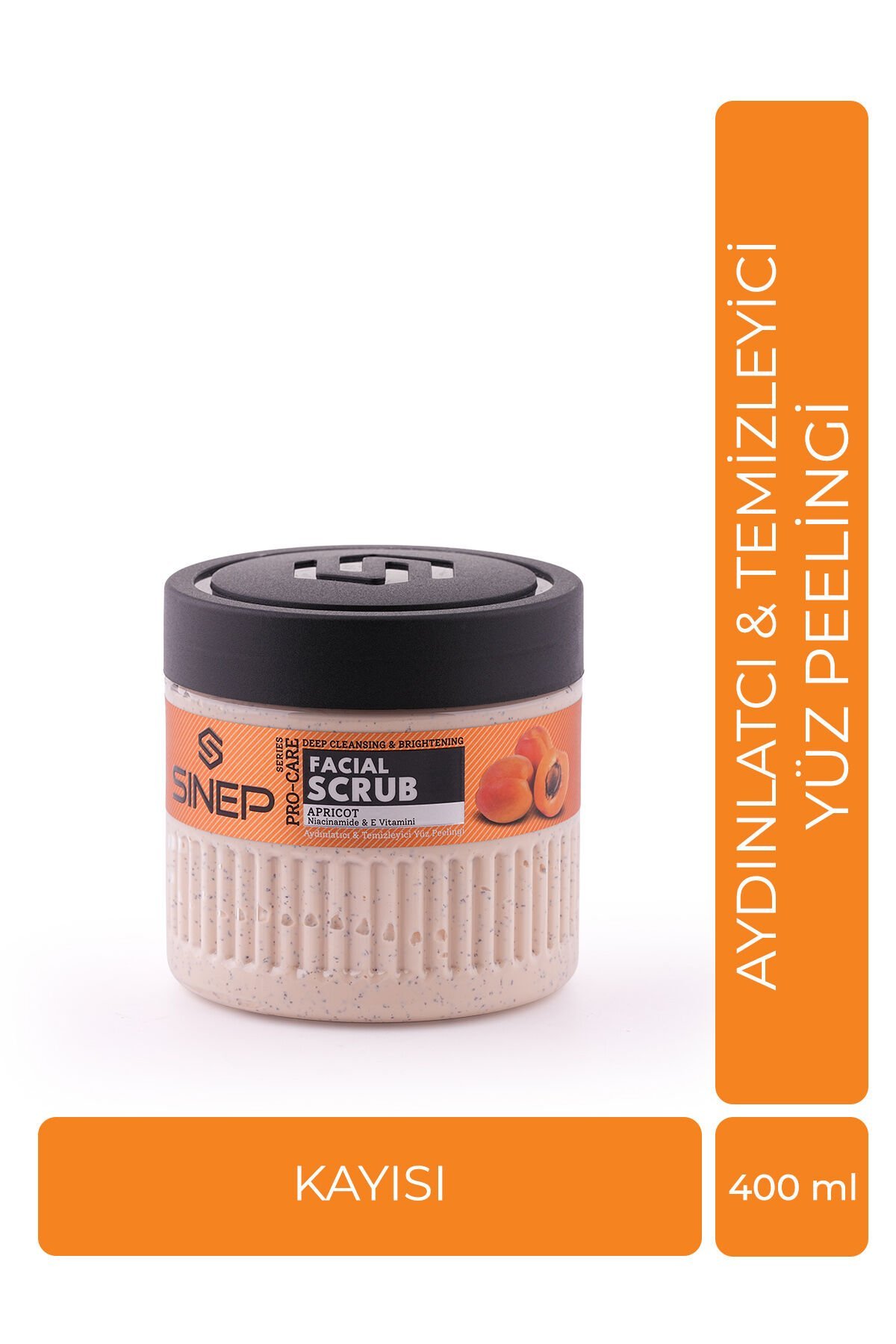 Sinep Aydınlatıcı & Temizleyici Yüz Peelingi Kayısı 400 ml