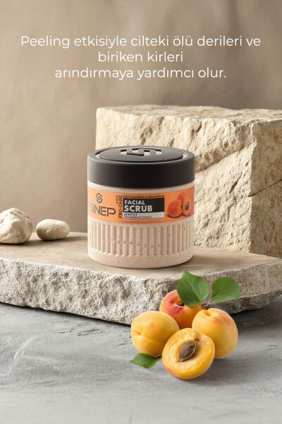 Sinep Aydınlatıcı & Temizleyici Yüz Peelingi Kayısı 400 ml