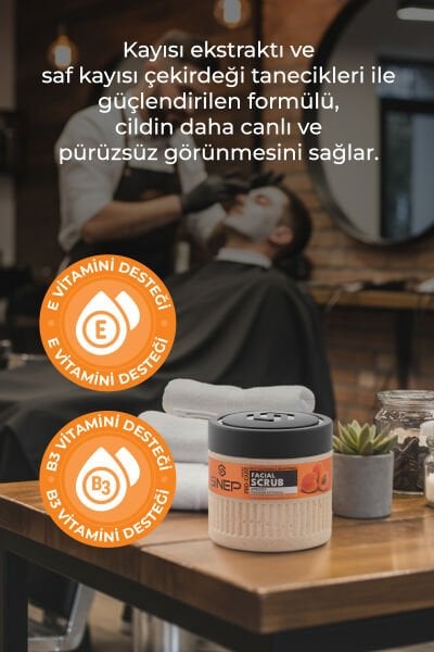 Sinep Aydınlatıcı & Temizleyici Yüz Peelingi Kayısı 400 ml
