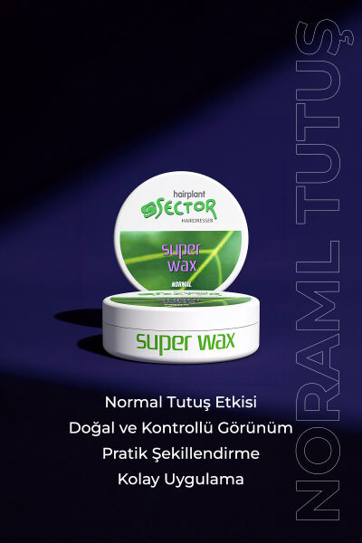 Sector Hairplant Normal Süper Wax Yeşil 150 ml