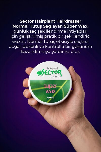 Sector Hairplant Normal Süper Wax Yeşil 150 ml