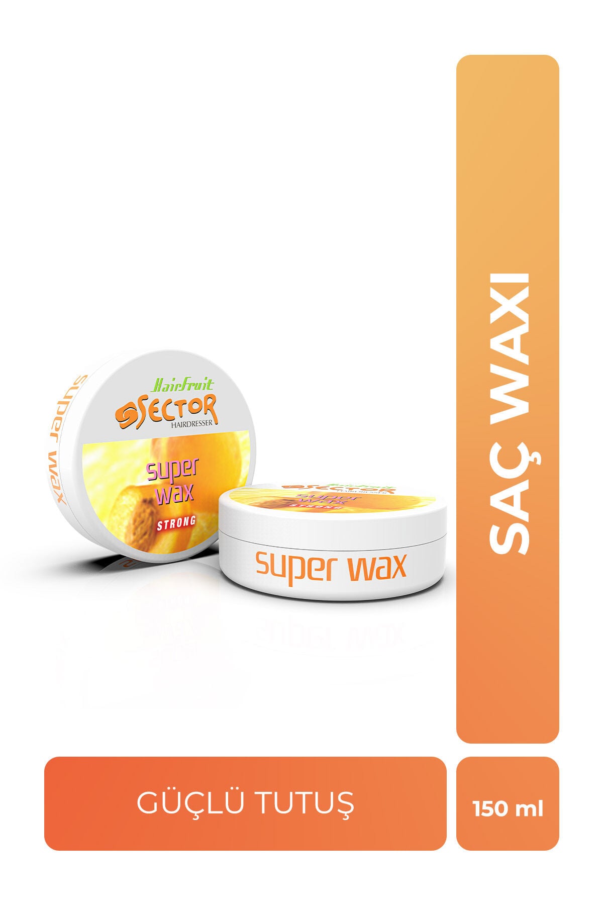 Sector Hairfruit Strong Süper Wax Turuncu 150 ml