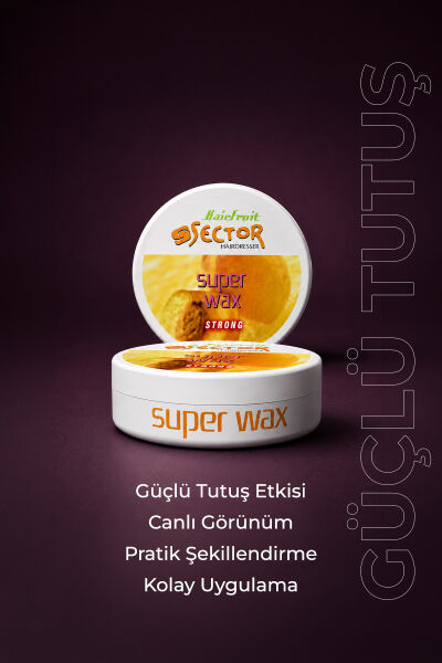 Sector Hairfruit Strong Süper Wax Turuncu 150 ml
