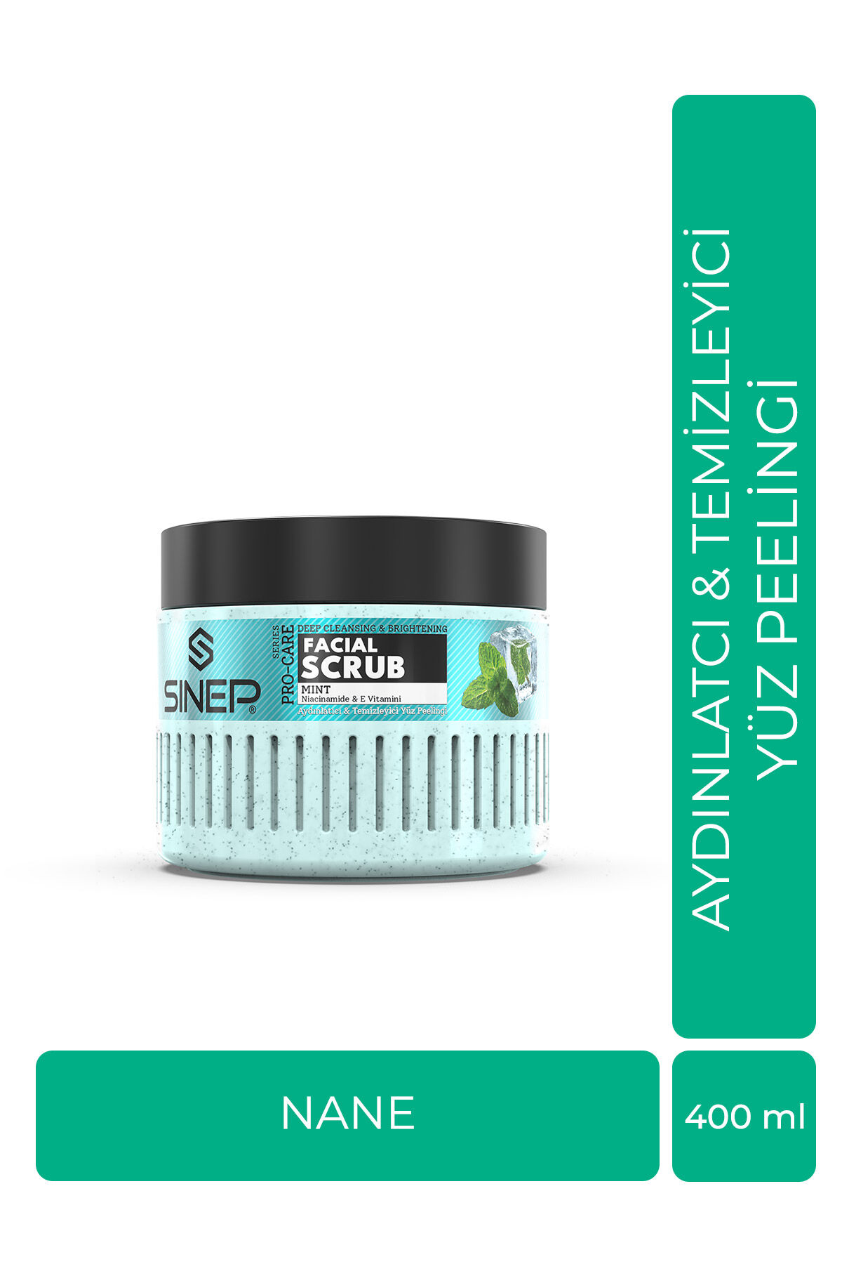 Sinep Aydınlatıcı & Temizleyici Yüz Peelingi Nane 400 ml