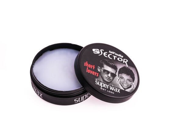 Sector Hairmate Wet Look Süper Wax Siyah 150 ml