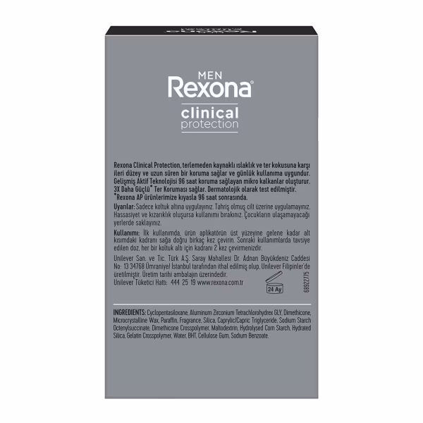 Rexona Men Krem Deodorant Clinical Protection Active Fresh 45 ml