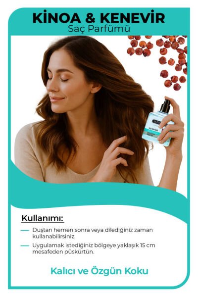 Morfose Kinoa Kenevir Saç Parfümü 100 ml