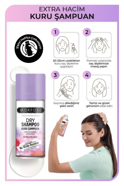 Morfose Ekstra Hacim Kuru Şampuan 90 ml