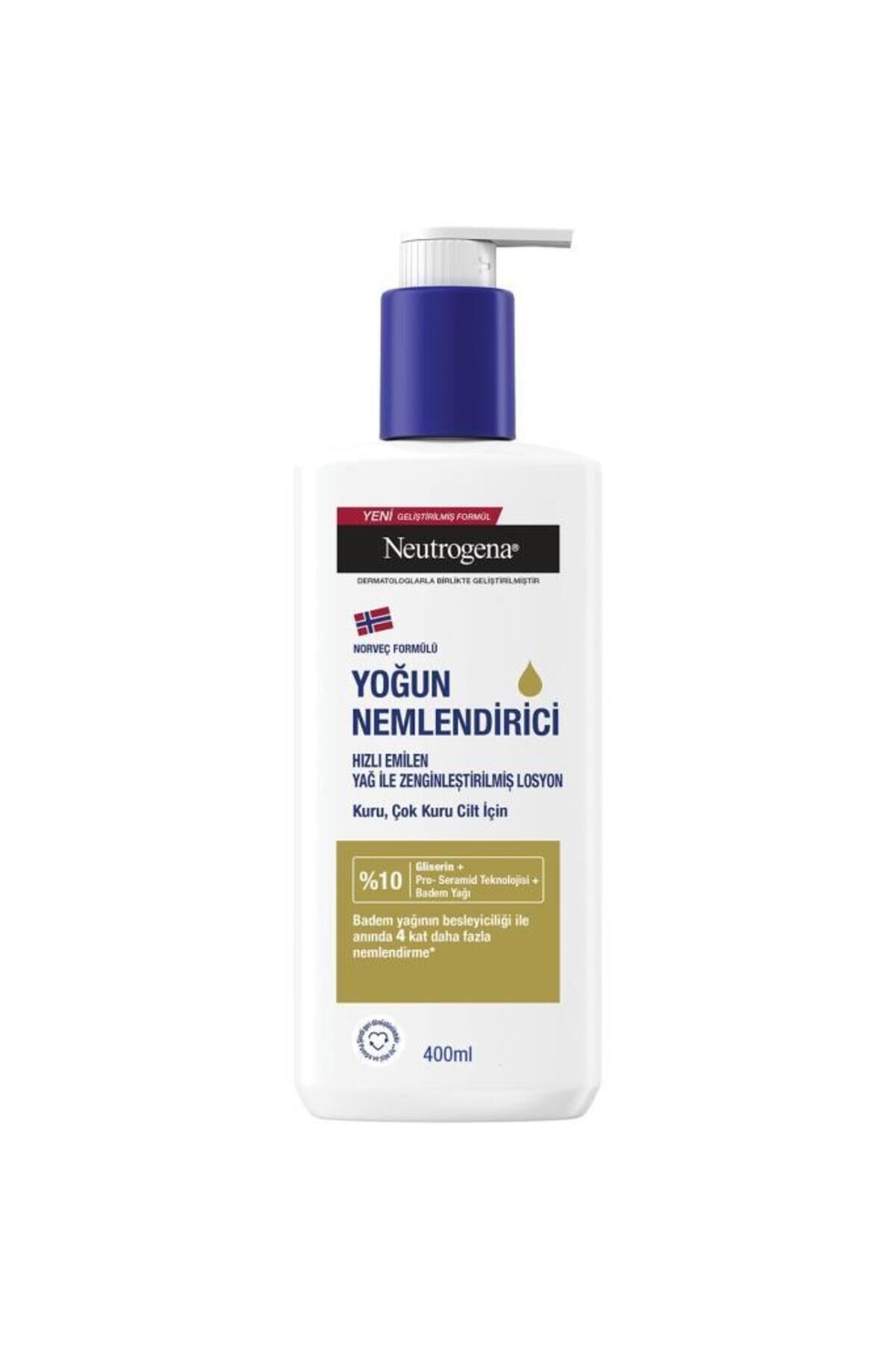 Neutrogena Yağ ile Zenginleştirilmiş Losyon 400 ml