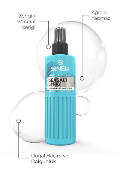 Sinep Deniz Tuzu Etkili Saç Spreyi 250 ml