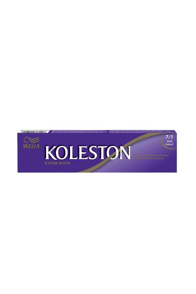 KOLESTON SAÇ BOYASI TÜP 7/1 KÜLLÜ KUMRAL