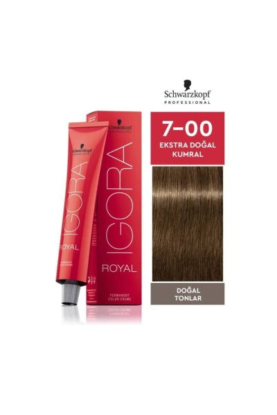 SCHWARZKOPF PROFESSIONAL IGORA ROYAL SAÇ BOYASI 60 gr 7-00