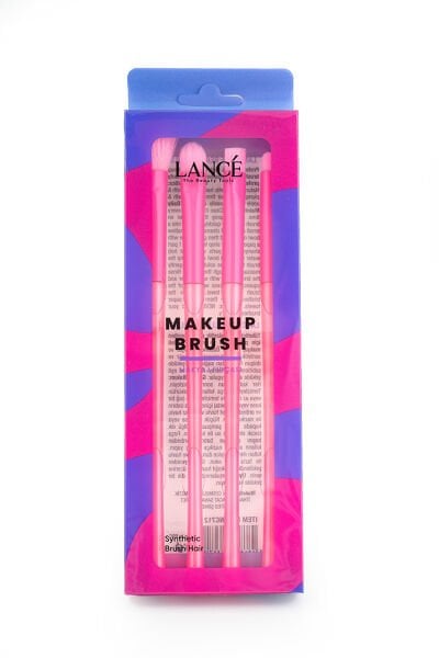 Lancé Professional 4lü Far Fırça Seti Renkli Küçük