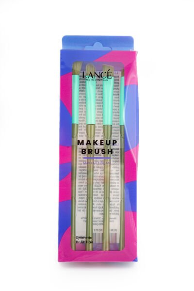Lancé Professional 4lü Far Fırça Seti Renkli Küçük
