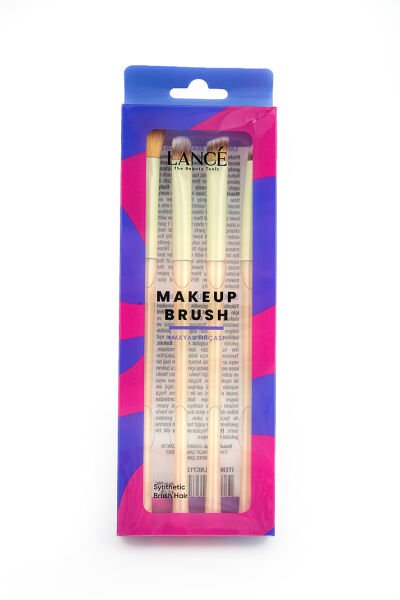 Lancé Professional 4lü Far Fırça Seti Renkli Küçük