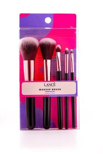 Lancé Professional 5li Siyah Makyaj Fırça Seti