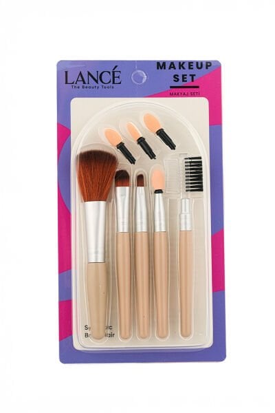 Lancé Professional 5li Makyaj Fırça Seti Renkli